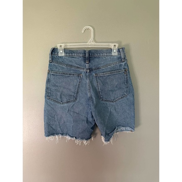 Madewell high-rise denim mid-length shorts women’s size 26 - Picture 6 of 9